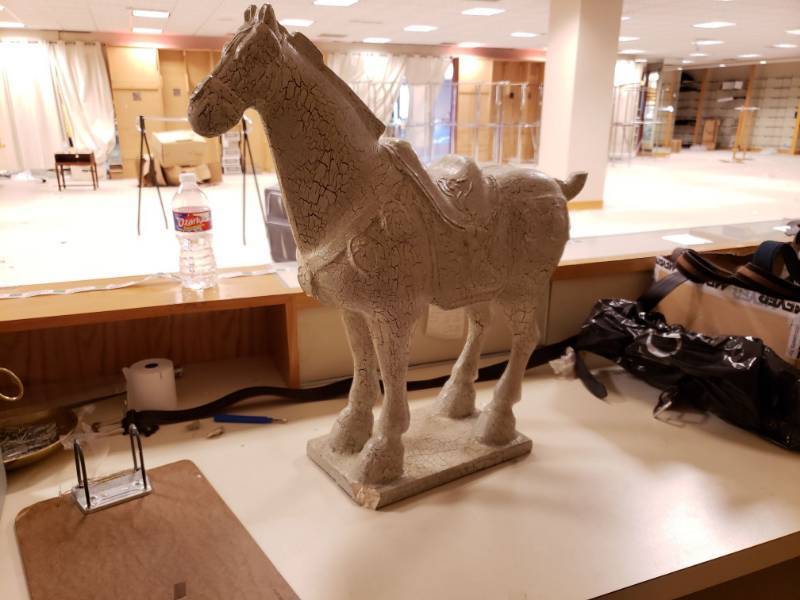 lot 3059 image: Horse statue