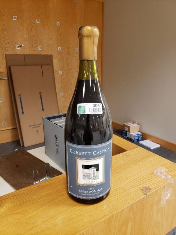 lot 3060 image: Decorative Wine Bottle