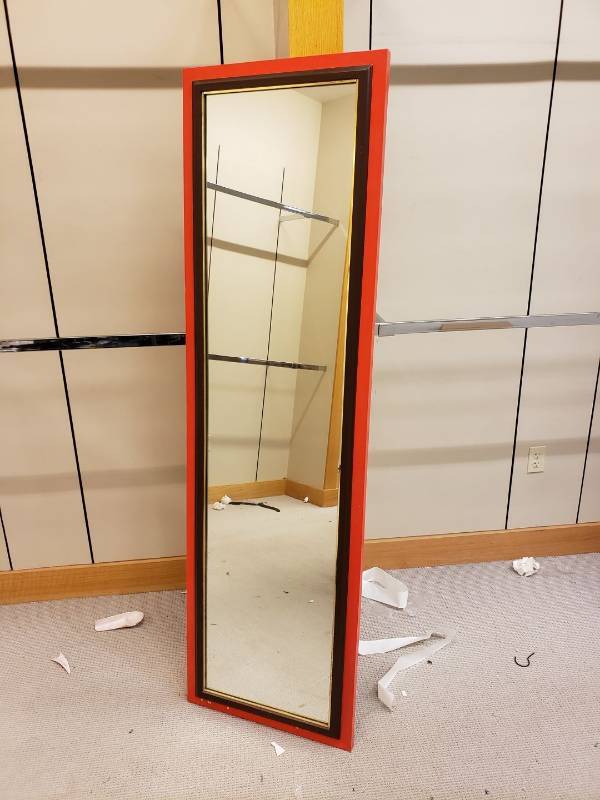 lot 3209 image: 6 wall mirror