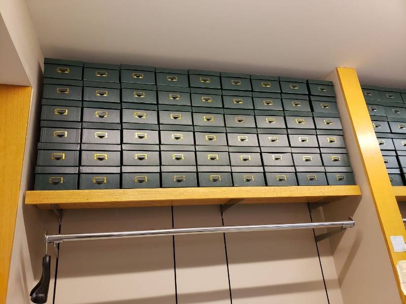 lot 3216 image: Lot (54) Index Card boxes