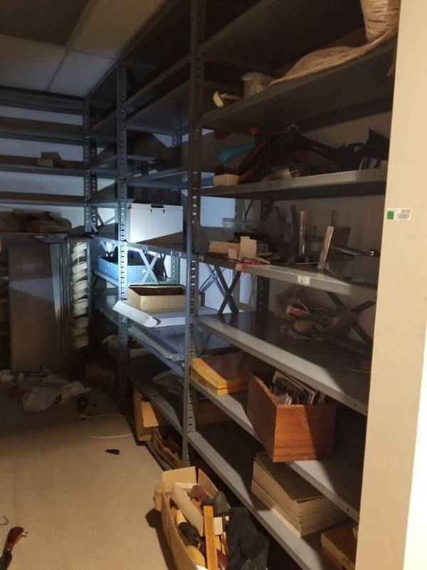 lot 3236 image: Room Of Shelving and Various Items