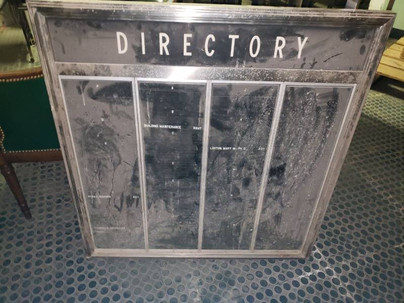 lot 9062 image: Directory display board