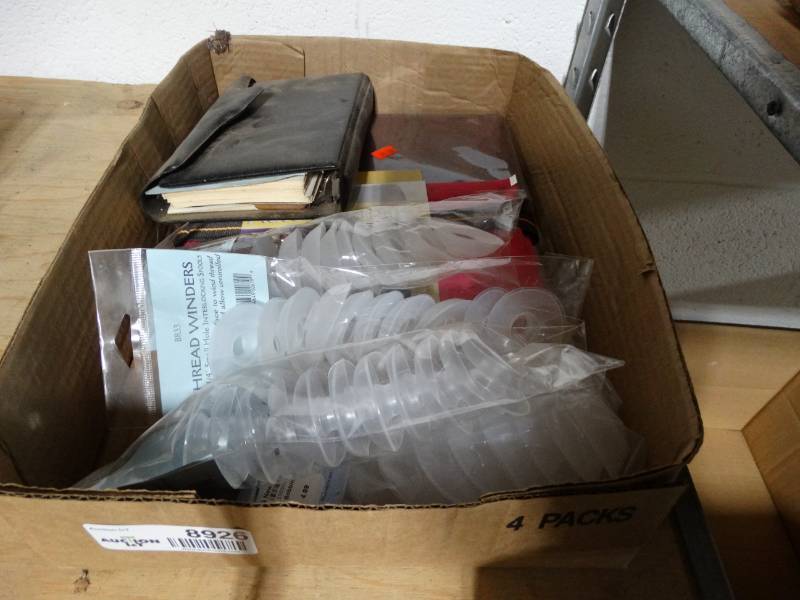 lot 8926 image: Lot of new thread winders & misc.