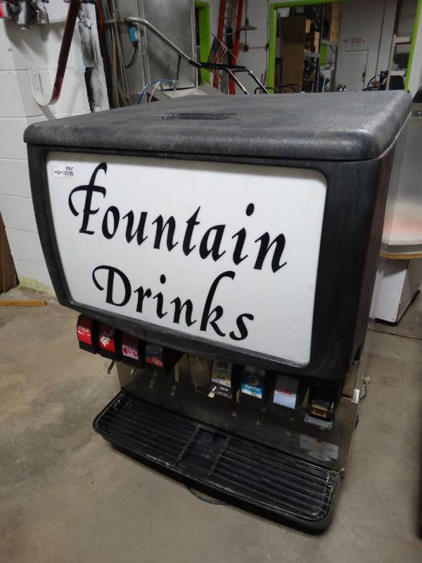 lot 8941 image: Cornelius 8 select fountain machine w ice bin