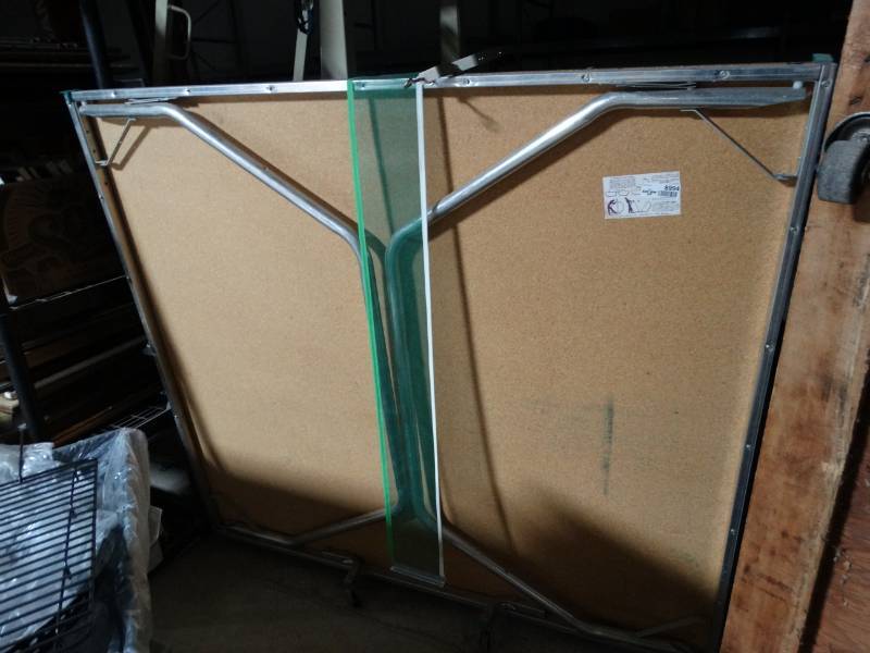 lot 8994 image: Ping Pong table table tennis on wheels