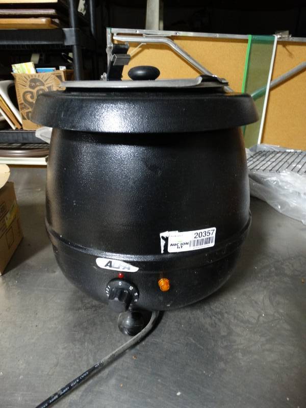 lot 20357 image: Alpha electric commercial soup kettle