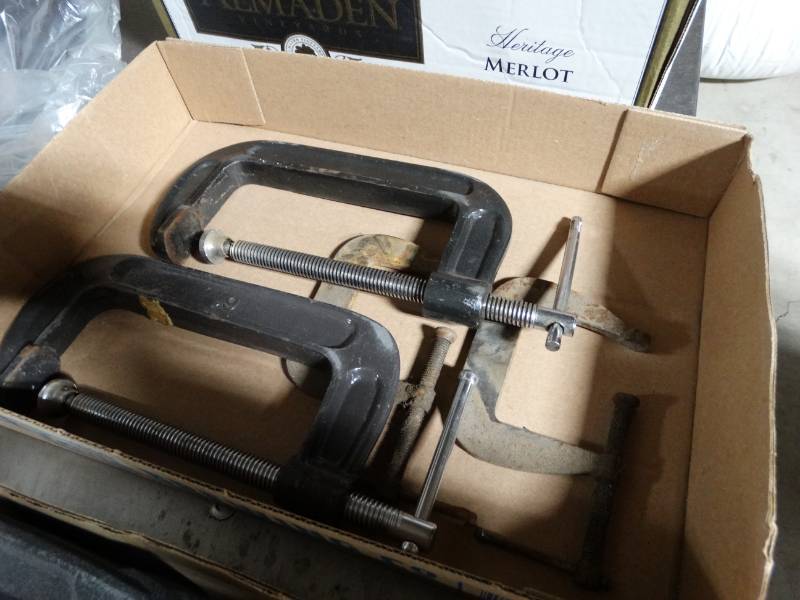 lot 20378 image: 4 C clamps- 2 are 6