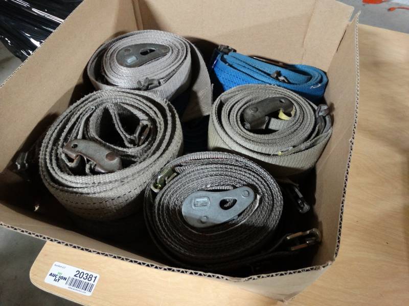 lot 20389 image: Lot of 10 box truck style straps