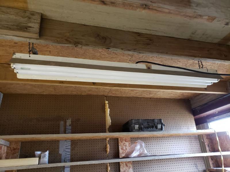 lot 6521 image: (2) Hanging Shoplights