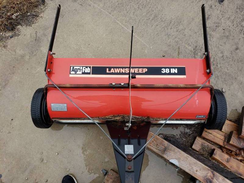 lot 6546 image: Agri-Fab 38in. Lawnsweep