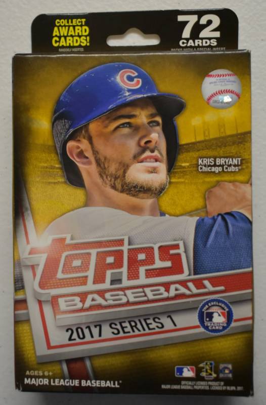 lot 1035 image: Sealed 2017 Topps Series 1 Hanger Pack Including 72 Baseball Cards - New In Package - Possible Aaron Judge Rookie Cards
