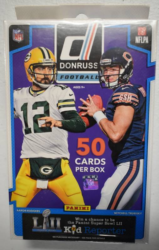 lot 1037 image: Factory Sealed 2017 Donruss Football Trading Cards - 50 Total Cards Included With Possible Patrick Mahomes II Rated Rookie Card
