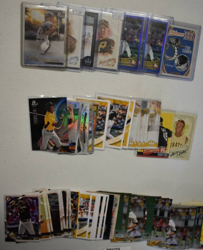 lot 1124 image: Large Lot of Current & Past Stars of Pittsburgh Pirates including Rookies, Prospects, Inserts, Star Cards Mostly from 2017-2018
