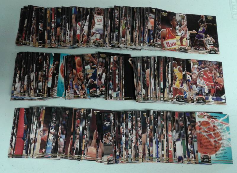 lot 1169 image: 1992-93 Topps Stadium Club Members Only Set with List of Missing Cards
