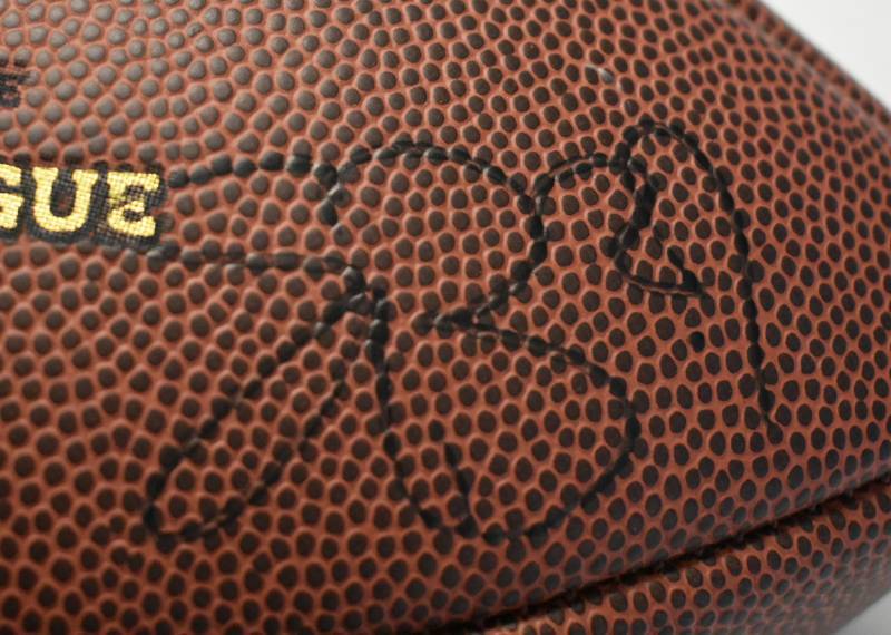 lot 1106 image: Signed Full Sized Eric Berry Kansas City Chiefs Wilson Official NFL The Duke Football