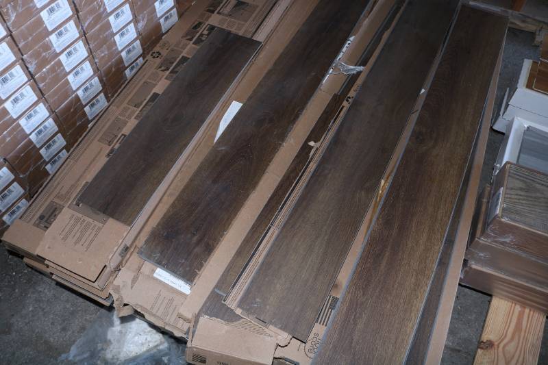 484 Sq Ft of LVT Luxury Vinyl Tile Plank Flooring | Closeout Flooring