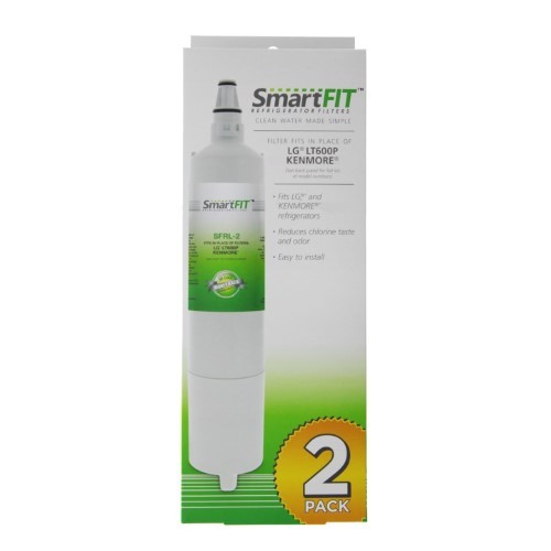 lot 4339 image: lot of 3 Smartfit SFRL2  SFRL-2 2 Pk. Refrigerator Filters LG LT600P Replacement