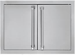 lot 4323 image: Viking AD52820SS 28 Inch Stainless Steel Double Access Door