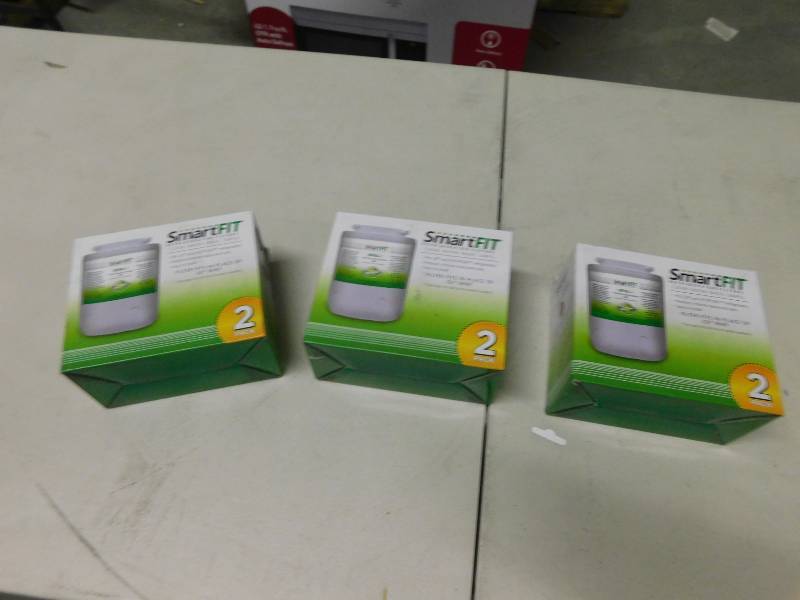 lot 4336 image: lot of 3 Smartfit SFRG1 SFRG-1 SFRG-1 Refrigerator Filters Replacement GE MWF (2 Pack)