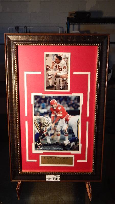 lot 17974 image: LEN DAWSON #16 - SBIV MVP
