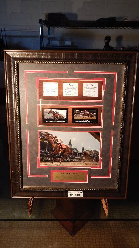 lot 17975 image: JUSTIFY 2018 TRIPLE CROWN CHAMPION - MIKE SMITH