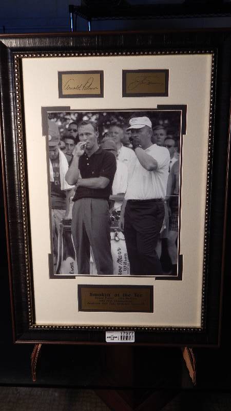 lot 17977 image: PALMER & NICKLAUS - SMOKIN AT THE TEE 1962 PGA CHAMPIONSHIP