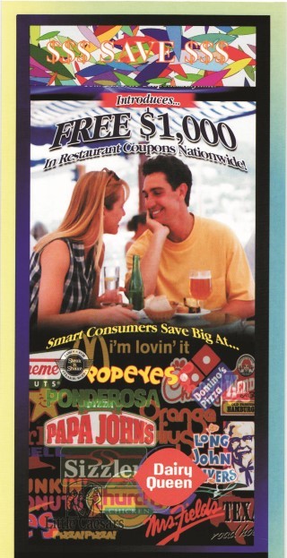 lot 17986 image: $1000.00 IN RESTURANT COUPONS NATIONWIDE & YOU GET TO PICK THE COUPONS.