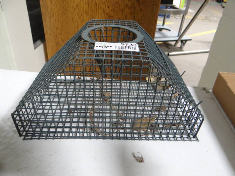lot 5733 image: Small live animal trap.