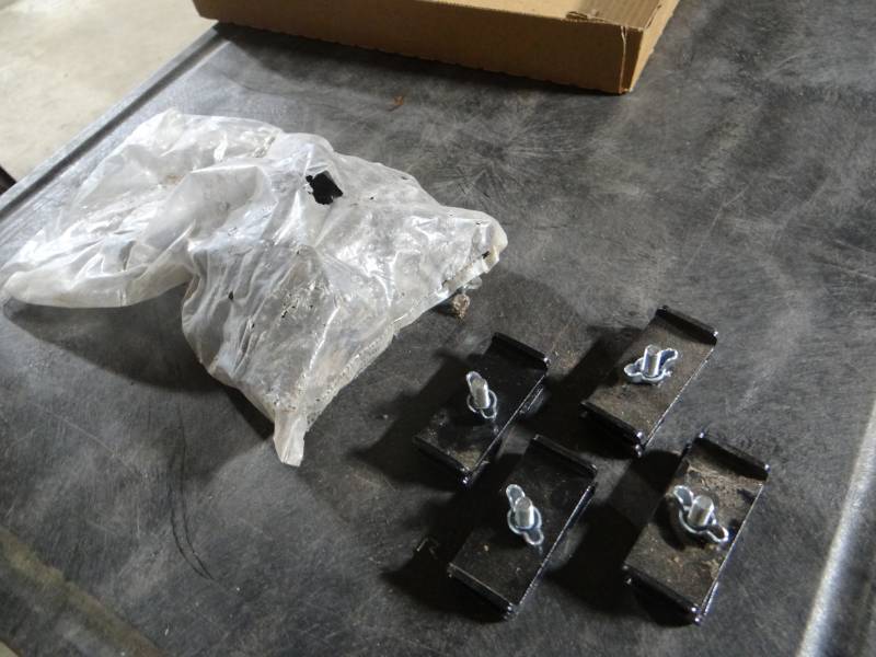 lot 5803 image: Bracets for a chain link fence.