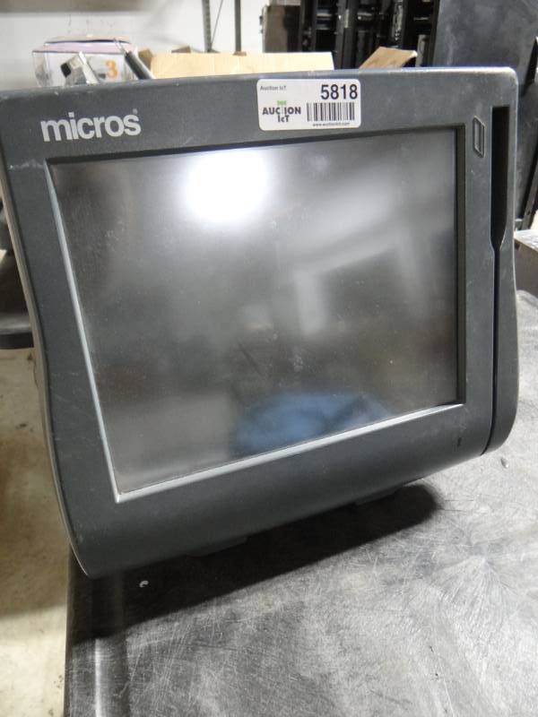 lot 5818 image: Micros pos restaurant system.