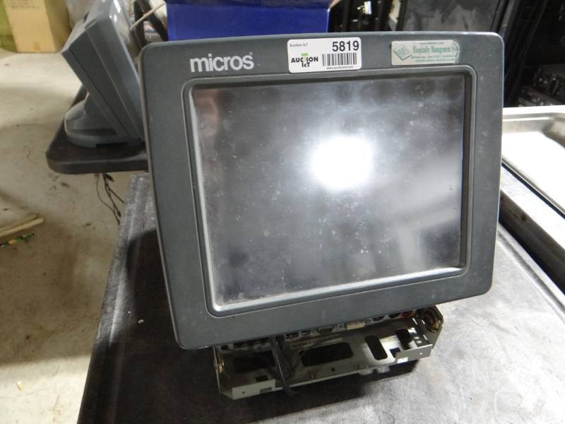 lot 5819 image: Micros pos restaurant system.