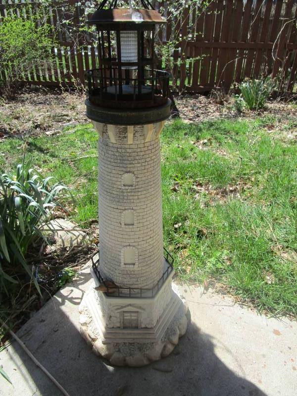 lot 13185 image: Outdoor Patio Lighthouse - Bring Help