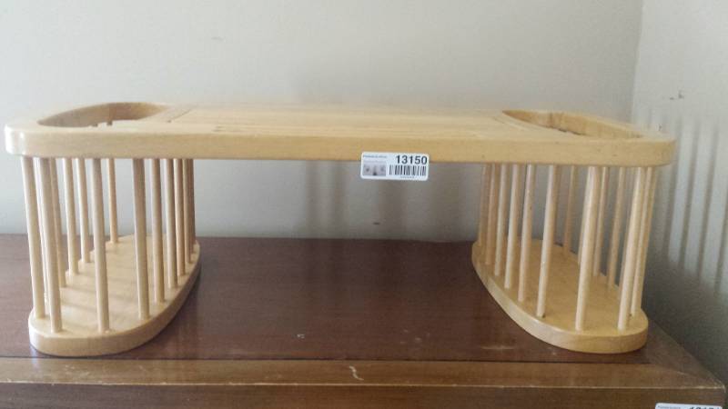 lot 13150 image: Bed Serving Tray Stand