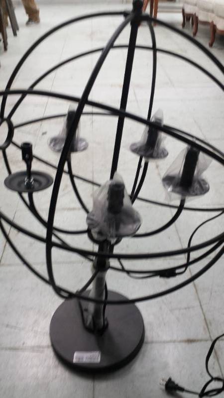 lot 2052 image: Iron Globe Electric Light