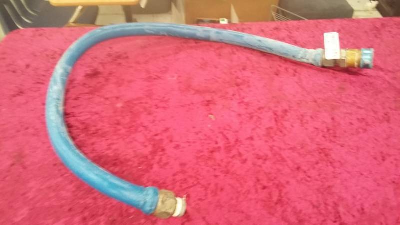 lot 2144 image: Flex Tube Gas Line with Valve