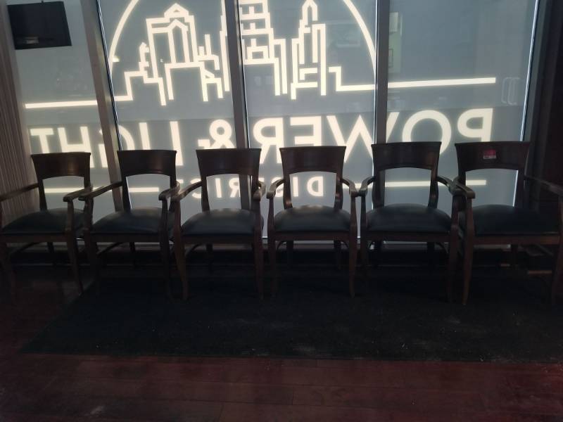 lot 1502 image: Set of 6 Dining Room Chairs