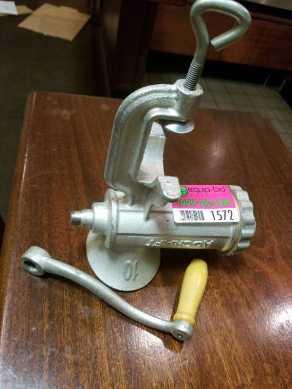 lot 1572 image: Adcraft Meat Grinder