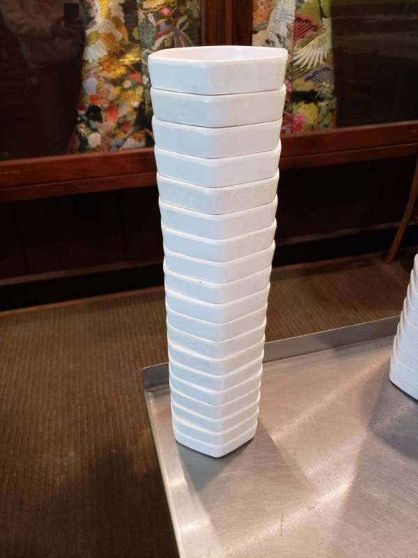 lot 2154 image: (19) Melamine Sauce Dishes