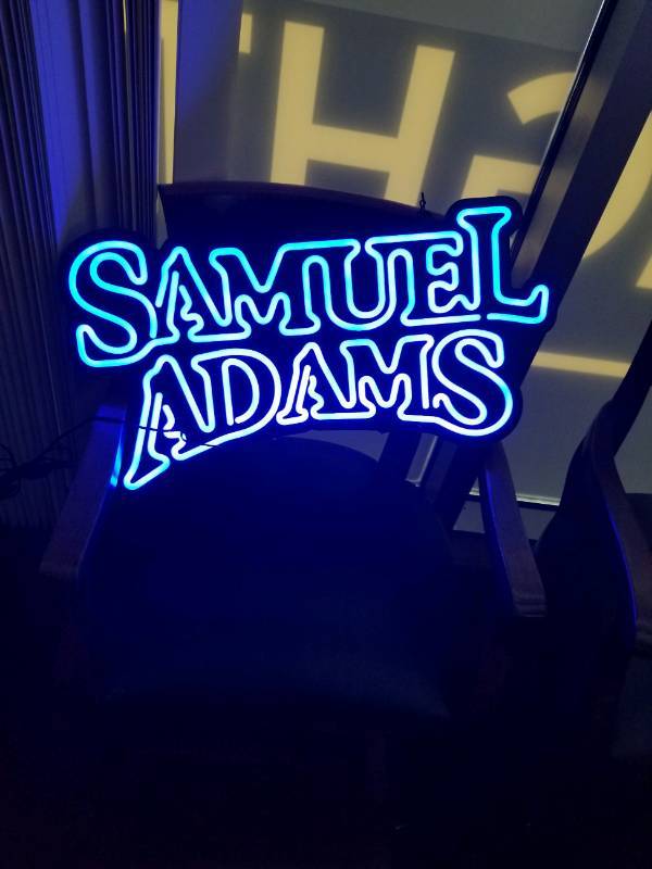 lot 2171 image: Samuel Adams Neon Sign