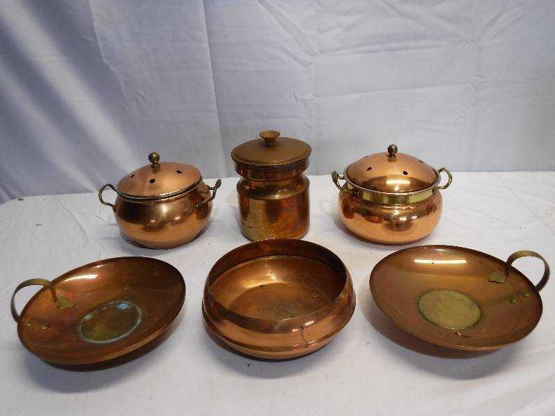 lot 1303 image: Misc copper lot