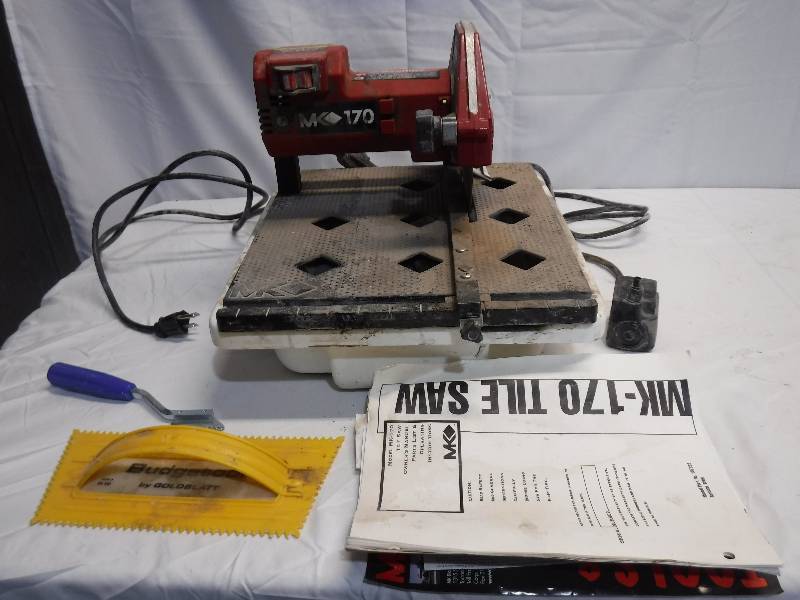 lot 1316 image: MK 170 tile saw