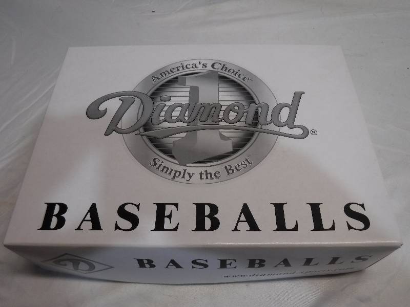 lot 1377 image: Box of Baseballs- missing 2
