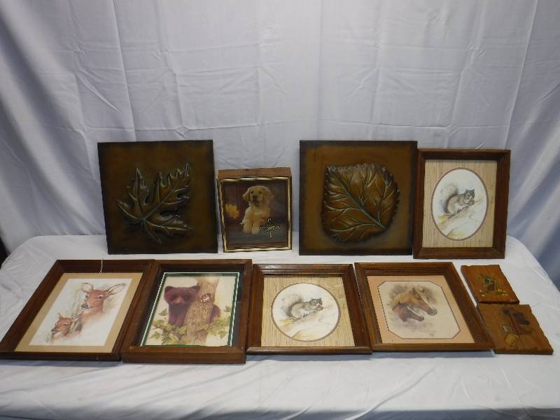 lot 1432 image: Animal and nature framed prints and more