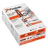 lot 6272 image: Paslode 18 Ga. Smooth Shank Angled Coil Fuel and Nail Kit 2-38 in. L x 0.11 in. Dia. 1000 pk