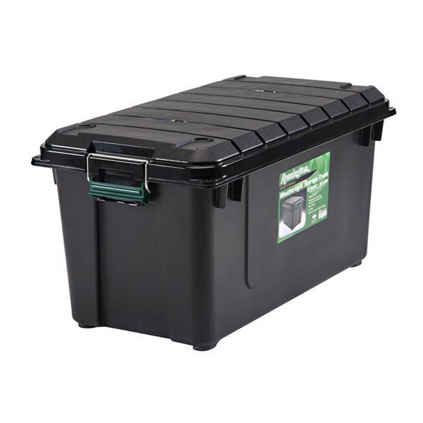 lot 6276 image: Iris USA Remington 82 qt. Weathertight Store It All Tote