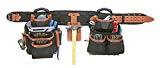 lot 6302 image: Custom Leathercraft & Dewalt 1924208 27 Pocket Ballistic Nylon Pro Framers Combo Tool Belt - 5 in. - 4 Piece