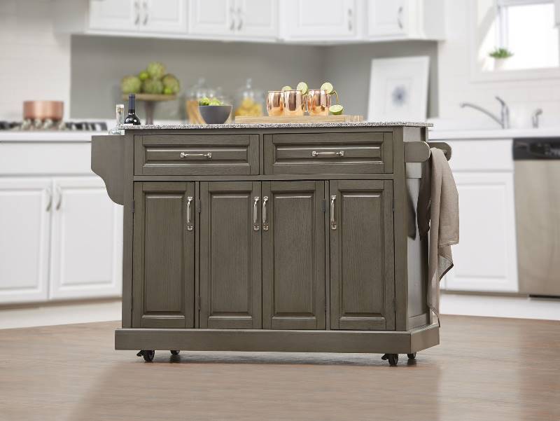 lot 6306 image: McLeland Design Granite-Top Kitchen Island