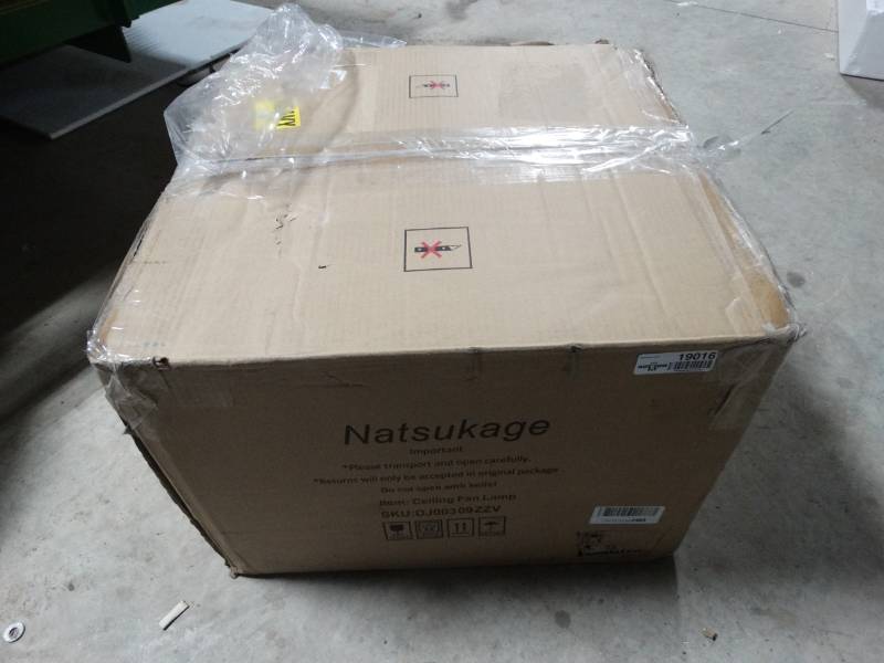 lot 19016 image: Natsukage Ceiling fan lamp