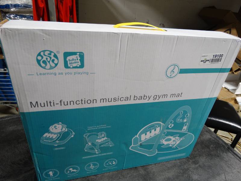 lot 19100 image: Multi-function musical baby gym mat