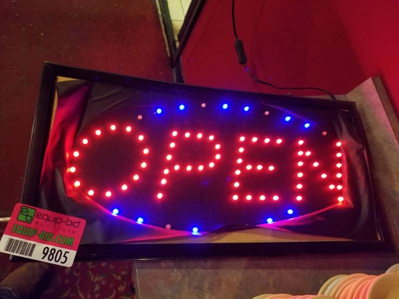 lot 9805 image: Open Sign